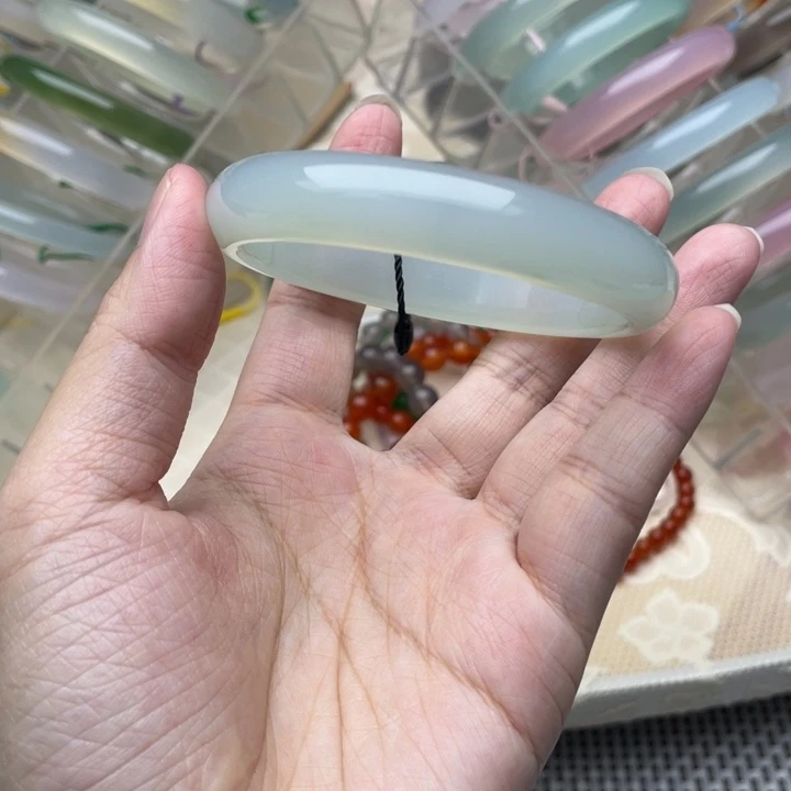 玛瑙/玉髓合金手镯58圈口