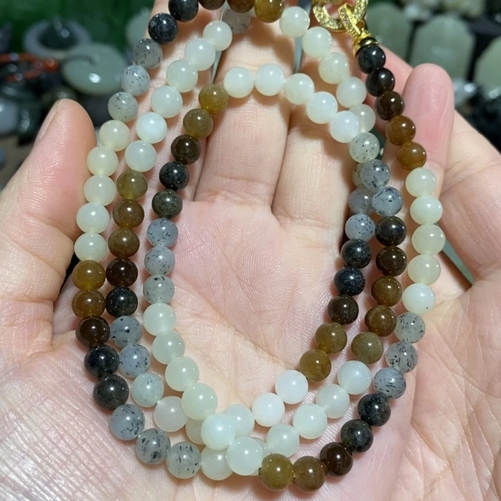 和田玉未镶嵌手链