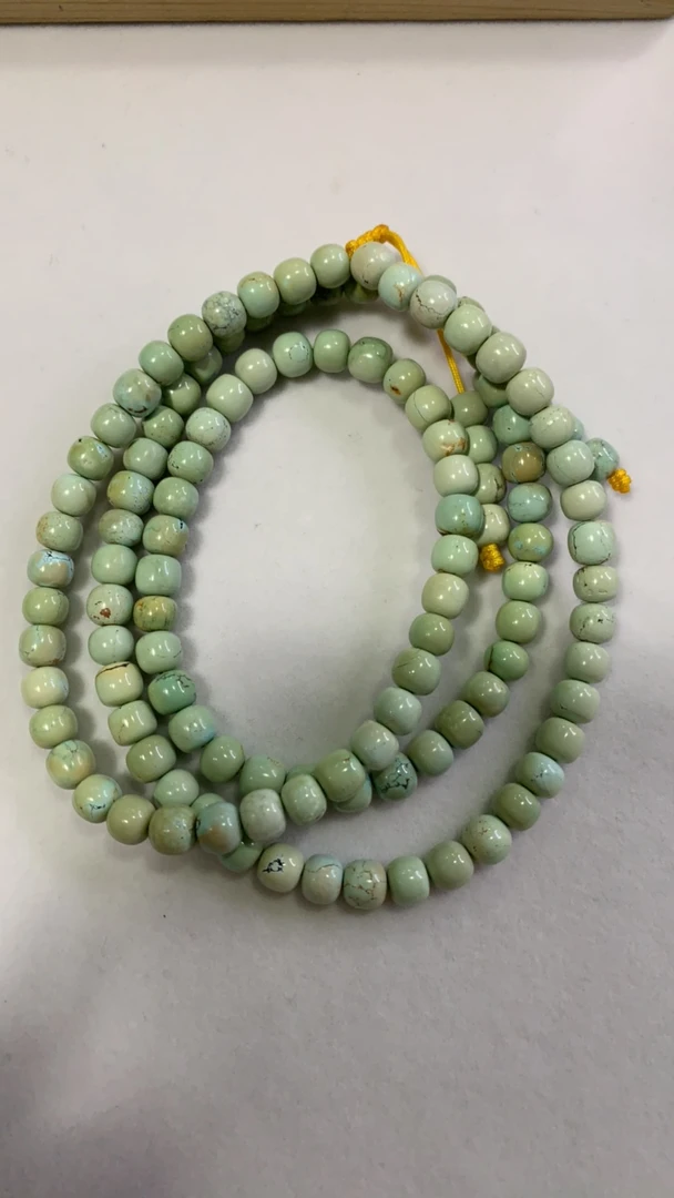 天然原矿绿松石多圈