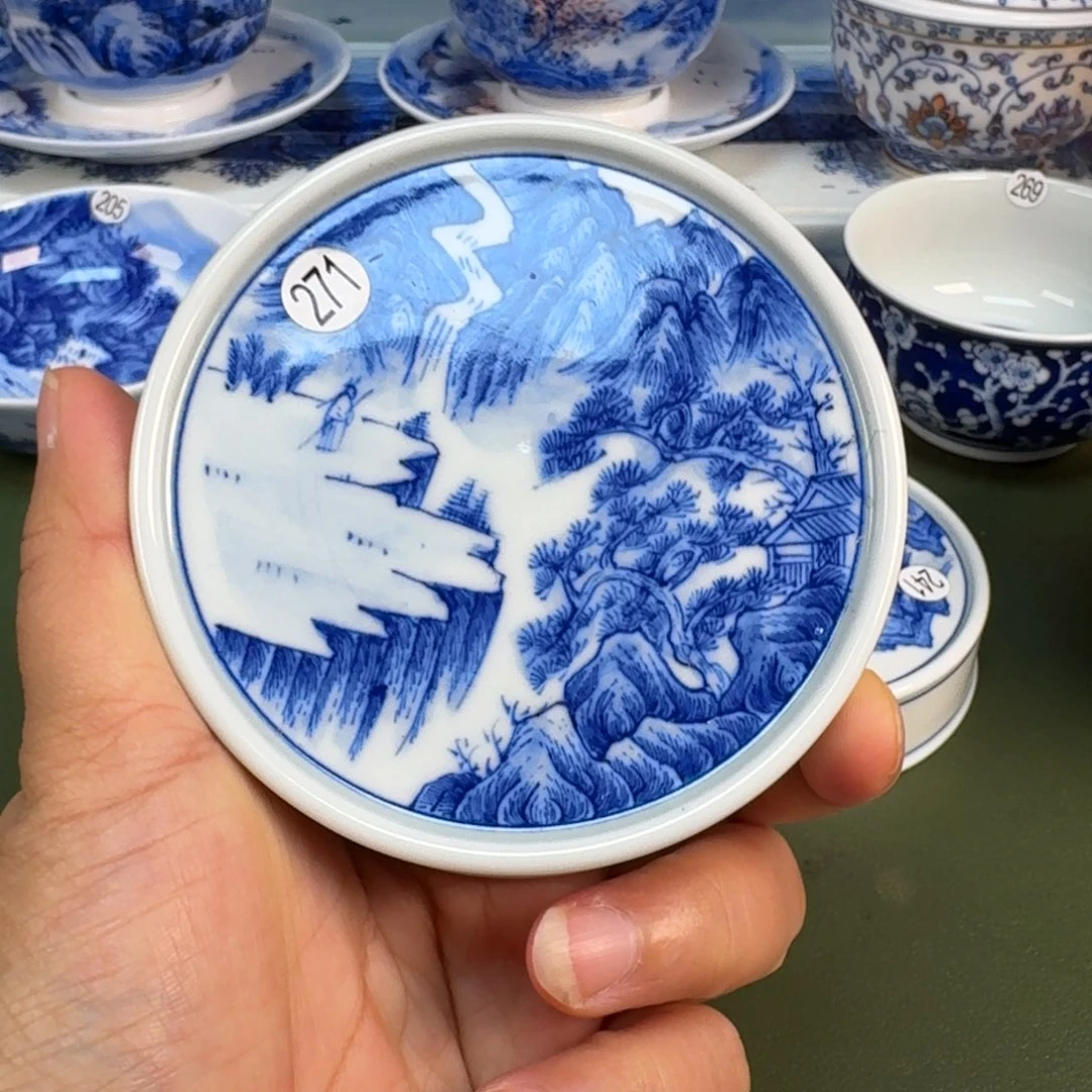 景德镇纯手绘茶具圆圆271