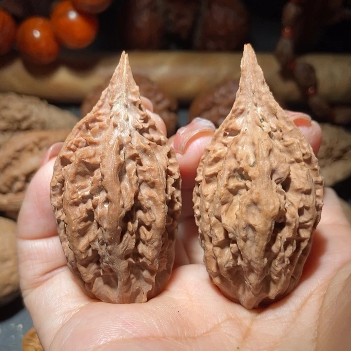 把件文玩核桃东北楸子小雪82