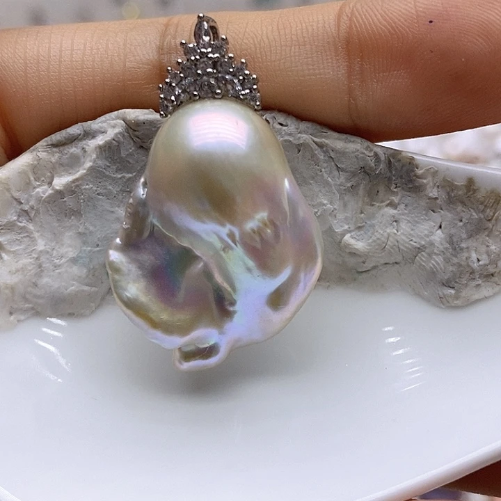 淡水珍珠未镶嵌吊坠(不含链)