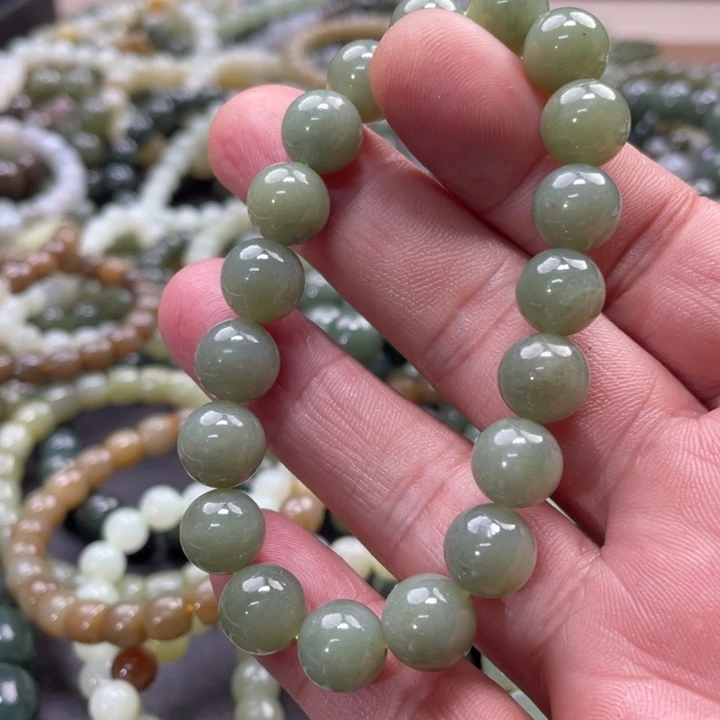 和田玉手链未镶嵌