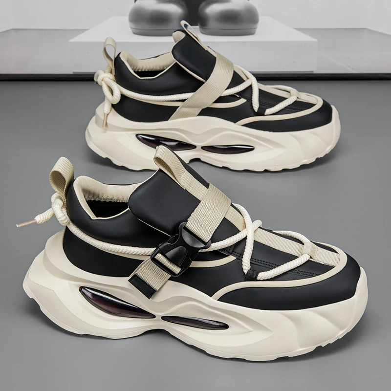 okkdey经典男鞋网红老爹鞋帅气开车机车鞋百搭鞋子减震板鞋