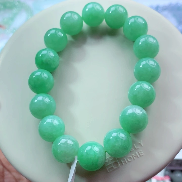 翡翠未镶嵌手链卡12.5