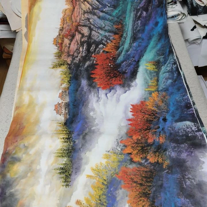 半***生国画国画花鸟花鸟国画