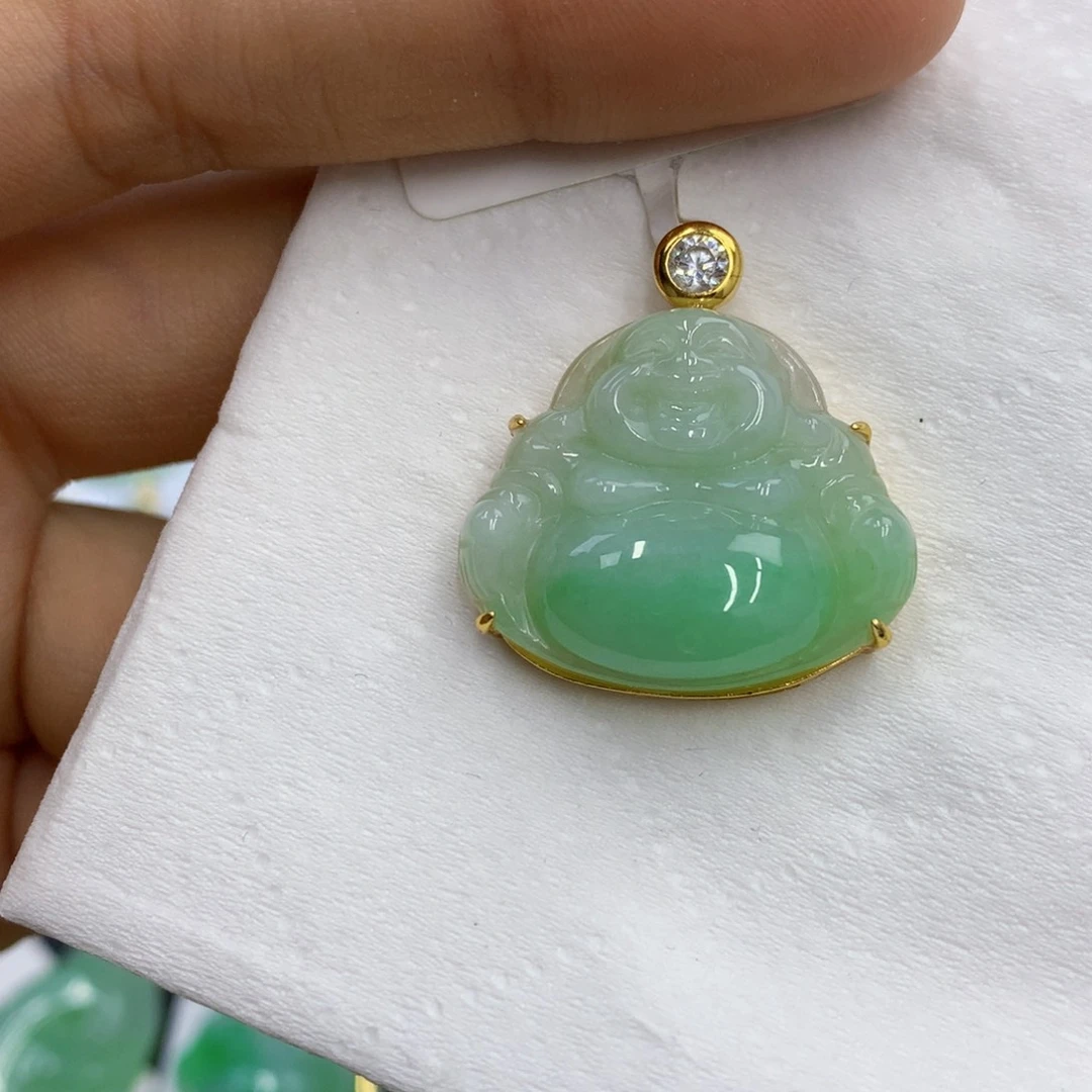 翡翠银S925镶嵌颈饰