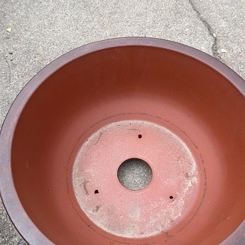 紫砂宜兴紫砂花盆30小红