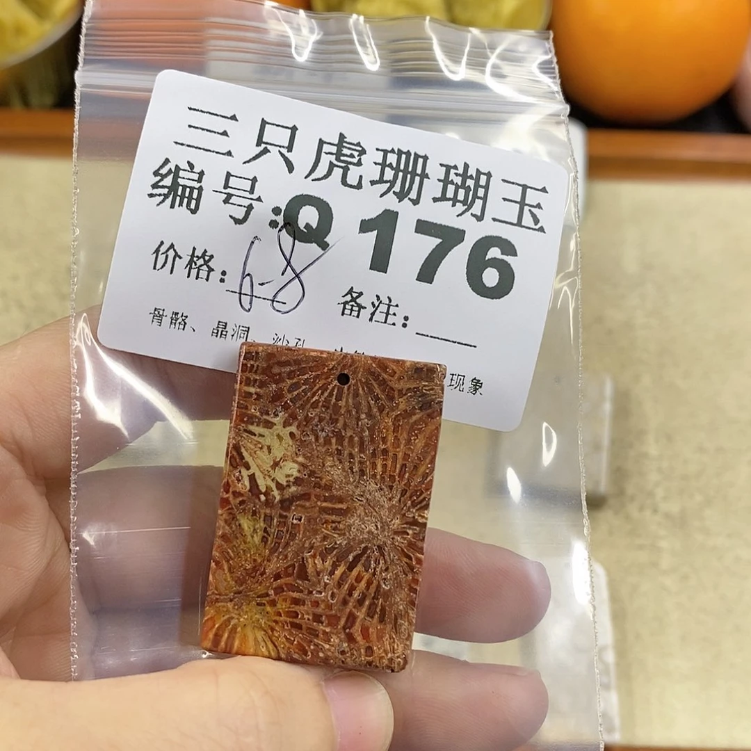 硅化珊瑚（珊瑚玉）1未镶嵌户**祥
