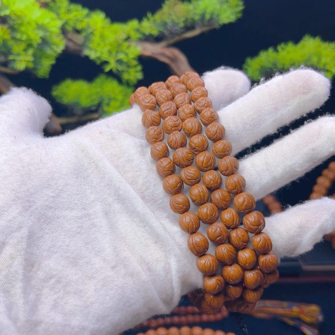 拉***拉桃核吊坠野生桃核