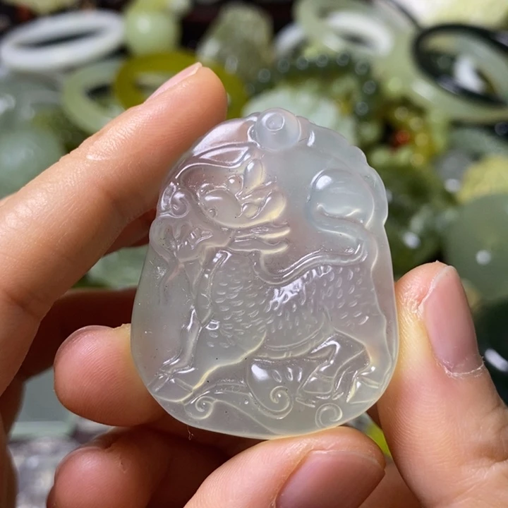 岫玉岫玉挂件未镶嵌