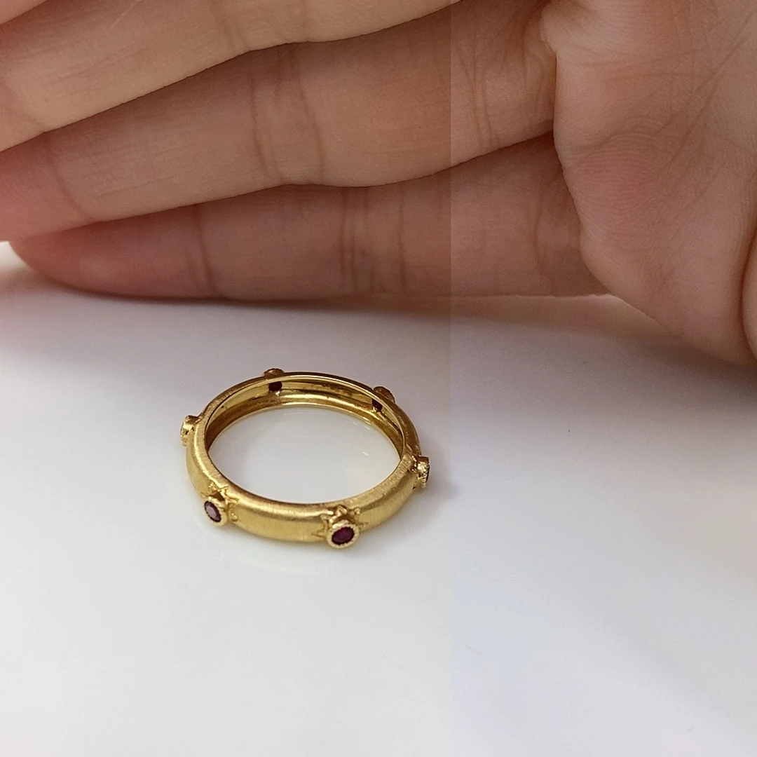 红宝石特价无烧鸽血红戒指18K金镶嵌