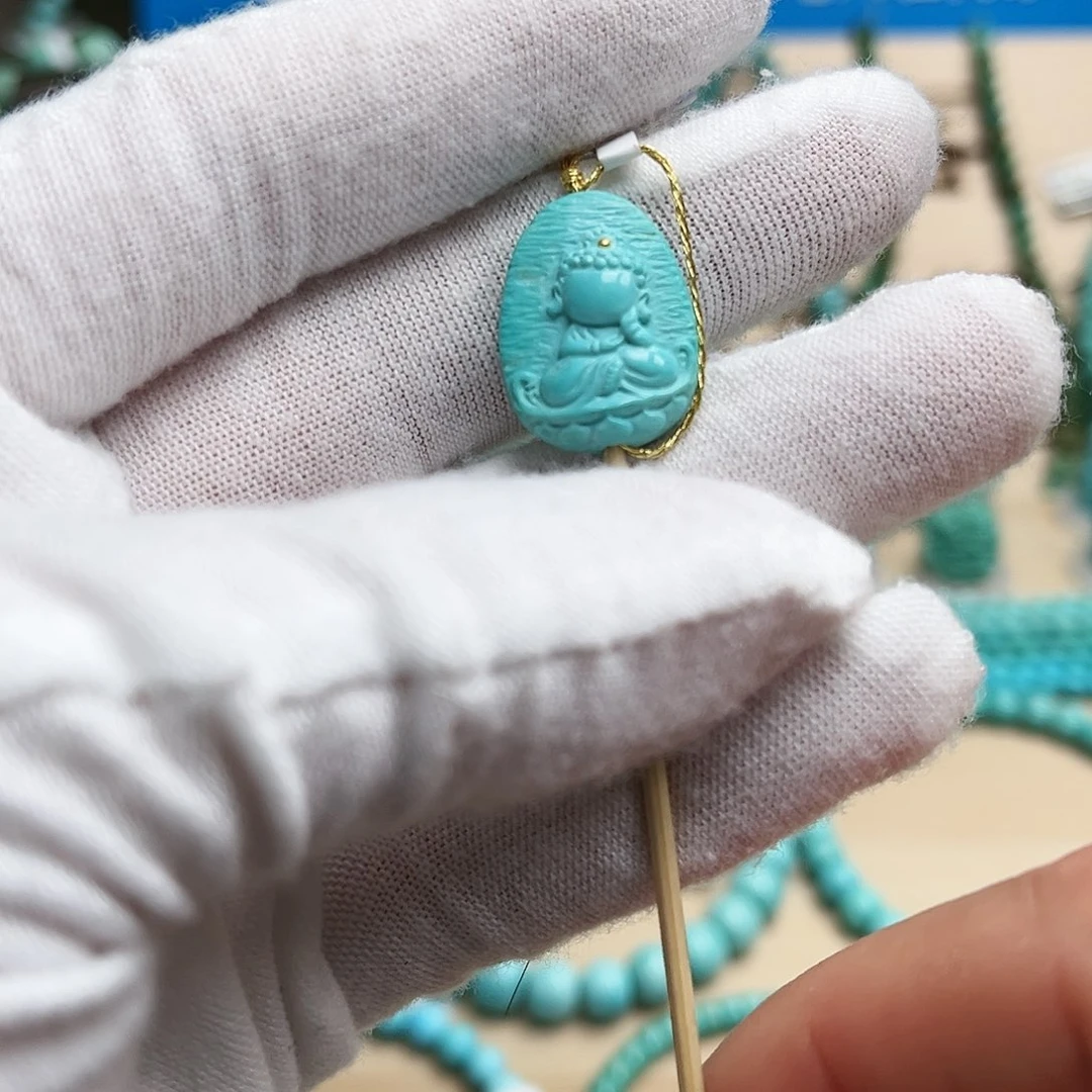 绿松石雕刻未镶嵌