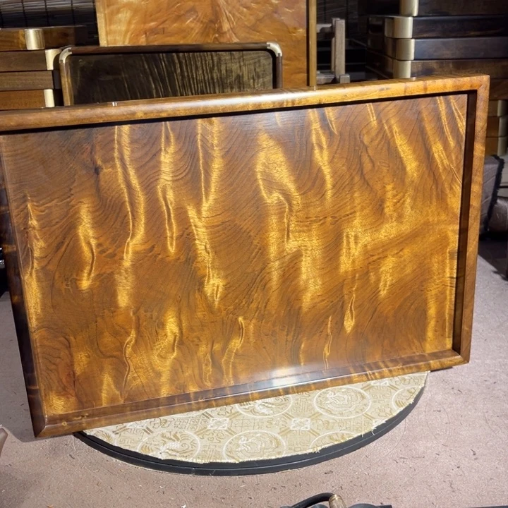 金丝楠时****情金丝楠木文盘