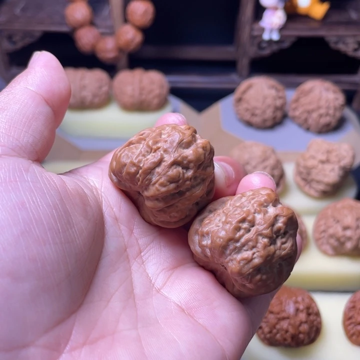 心***收文玩核桃吊坠蛤蟆32