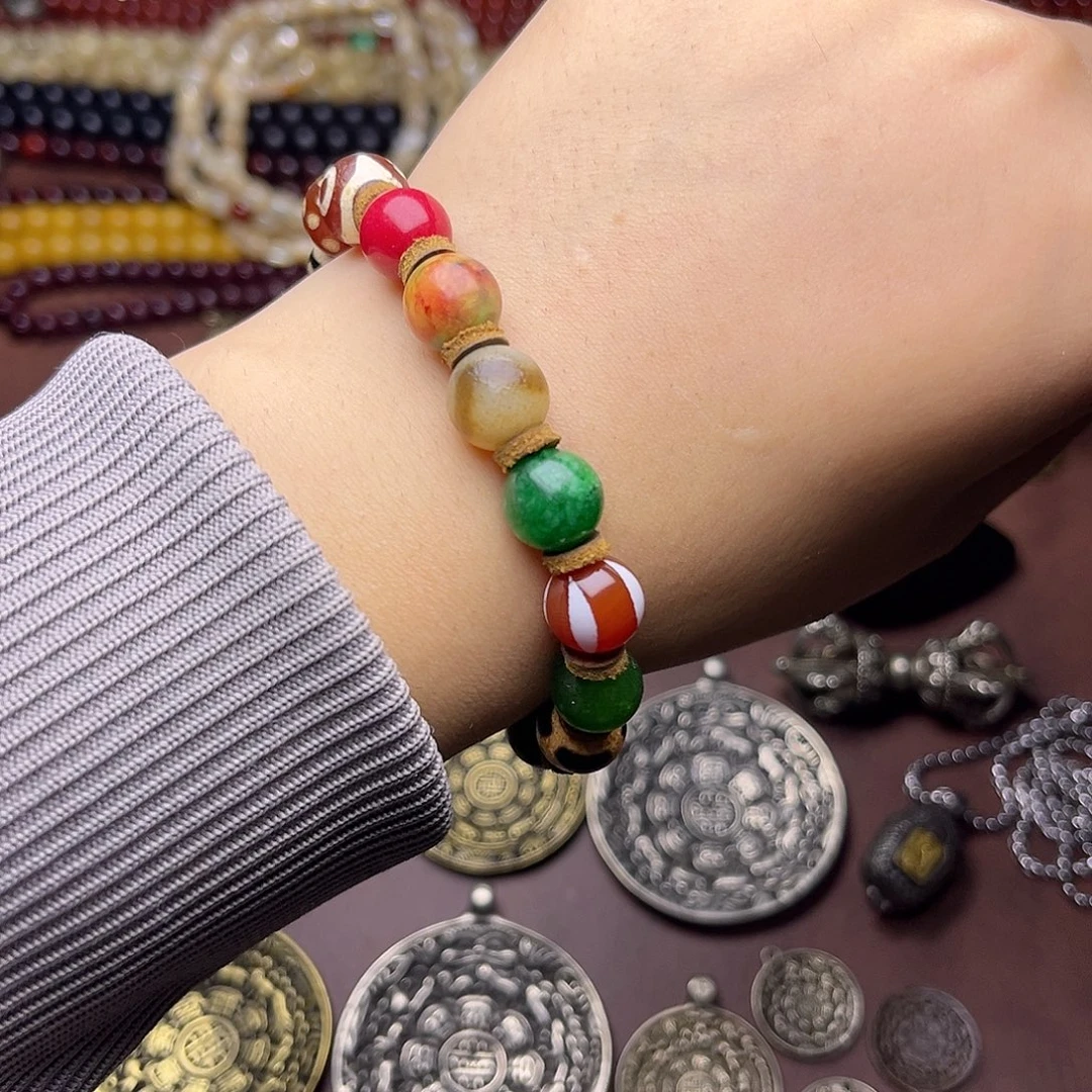 星月菩提吊坠檀木带跑环手串哦哦哦哦哦