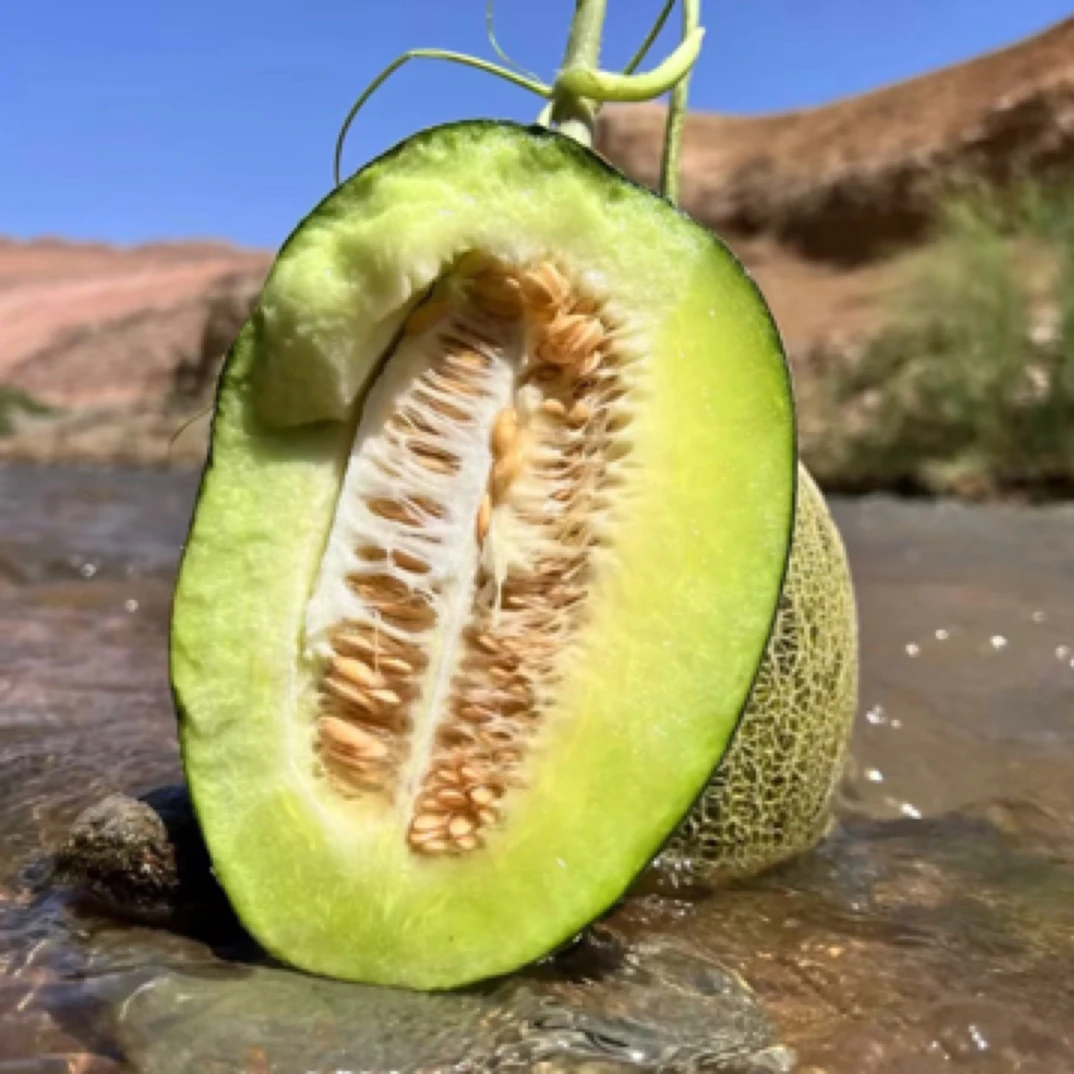 【配送到家】一人份冰火脆玉哈密瓜