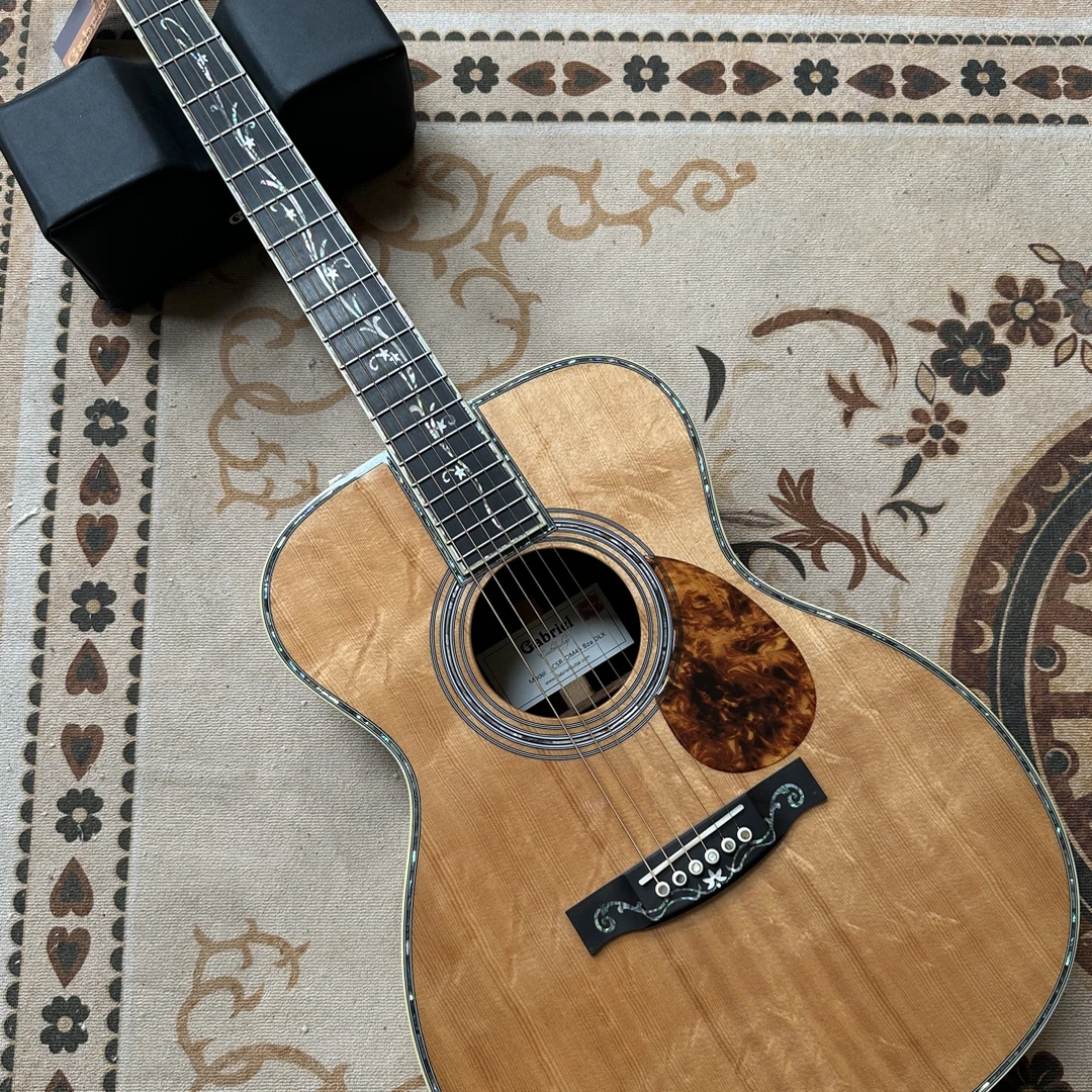 捡漏CSR-OM45 Bza DLX全单吉他