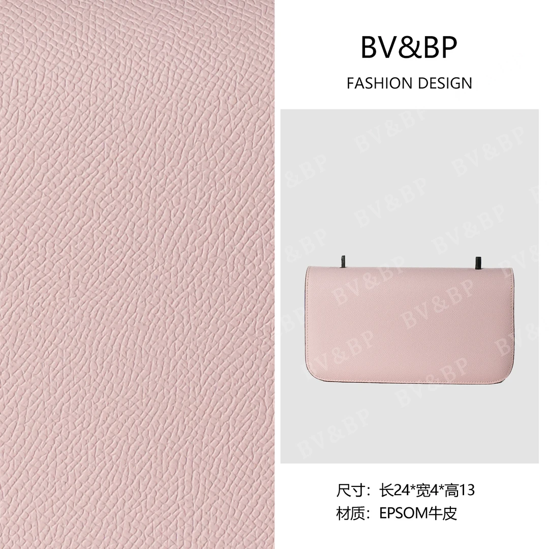 BV&BP· 原创设计 真皮高定手提单肩包 BV24-粉色