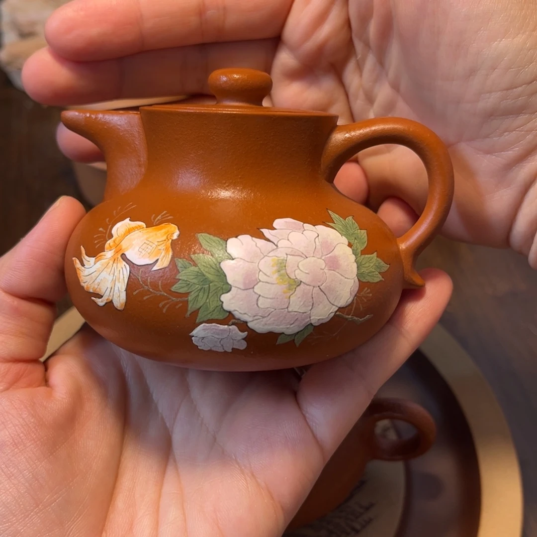 聆***醒茶壶紫砂宜兴紫砂茶具半手工制作