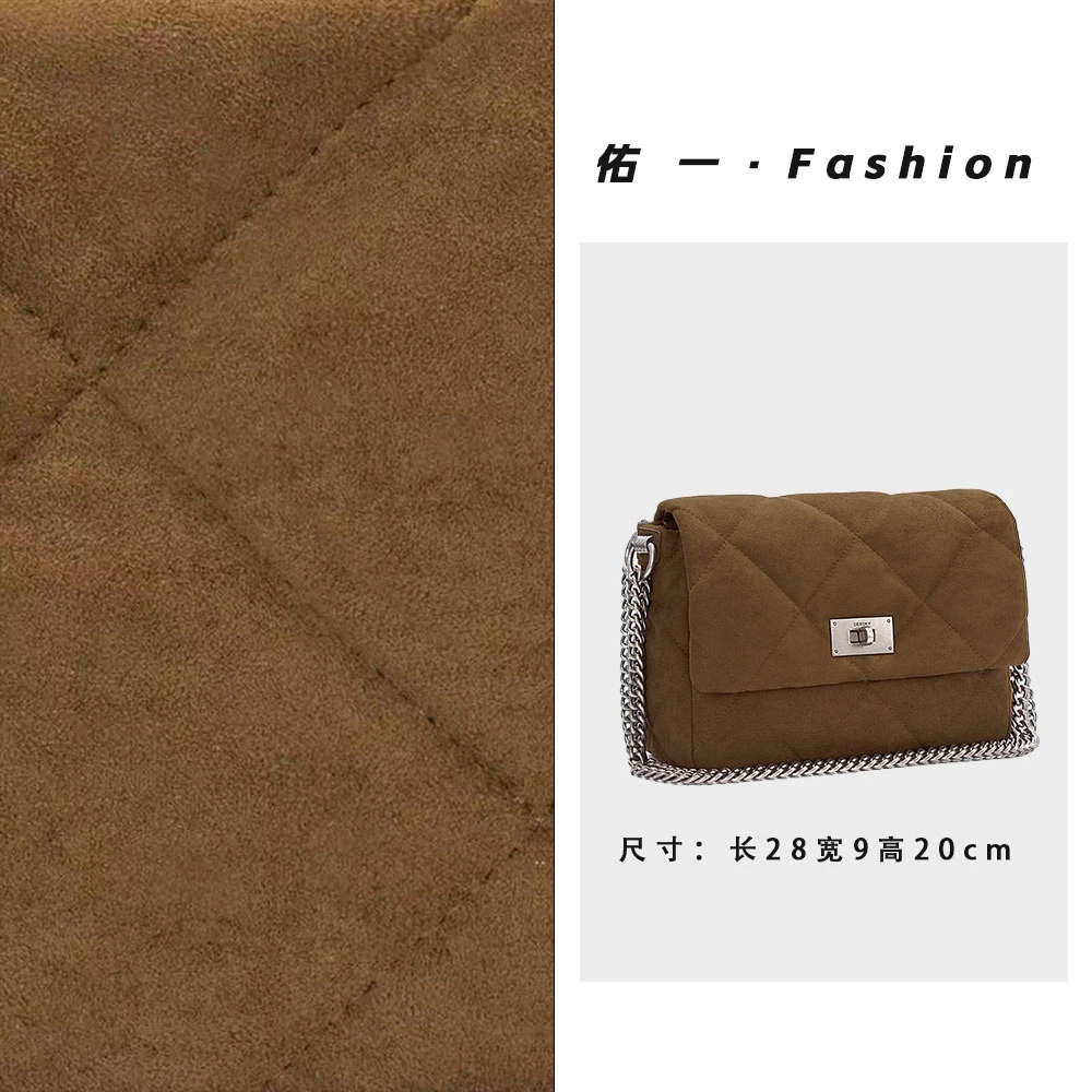 【工厂直销】ZT-D8063-鹿皮棕轻奢女包