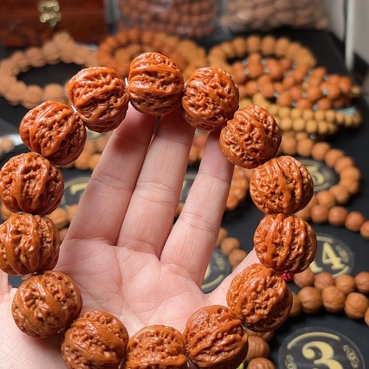 文玩核桃手串野生