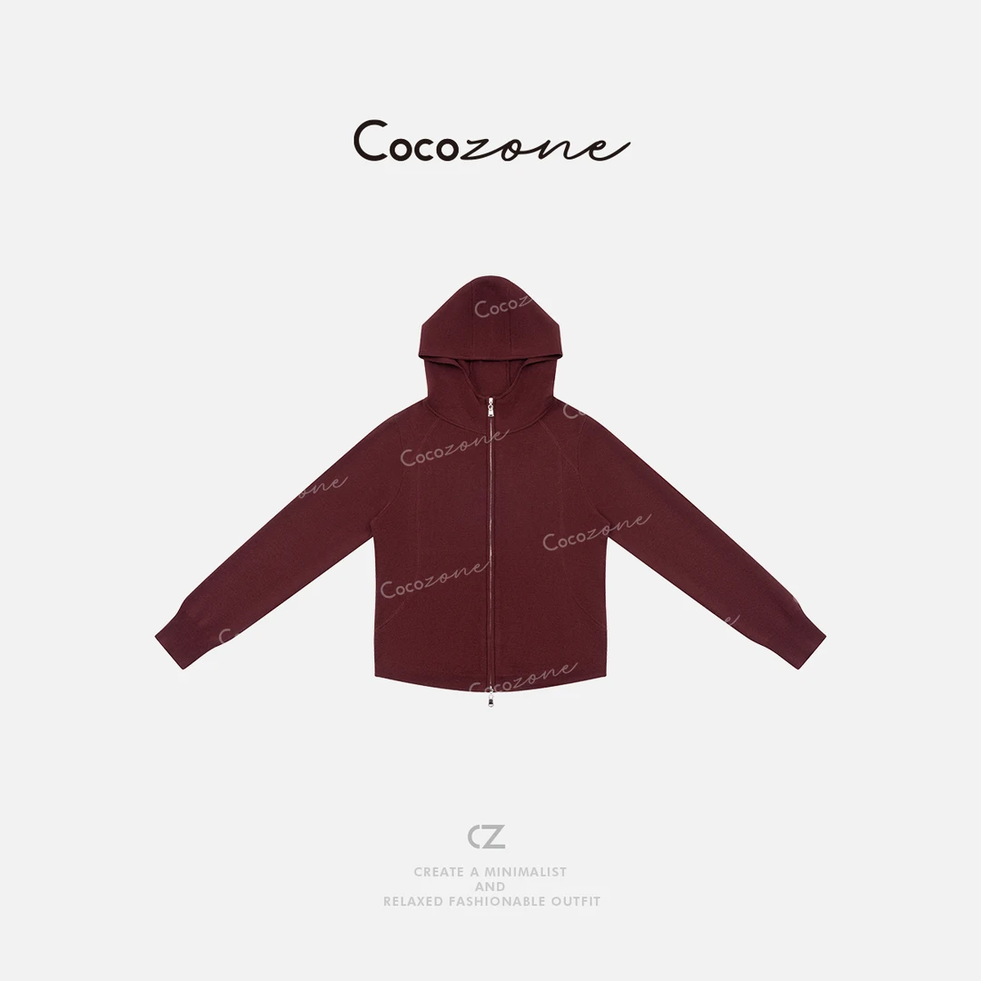 COCO ZONE 刘一一“巴素兰羊毛”慵懒街头风修身立体外套 CD2A1488