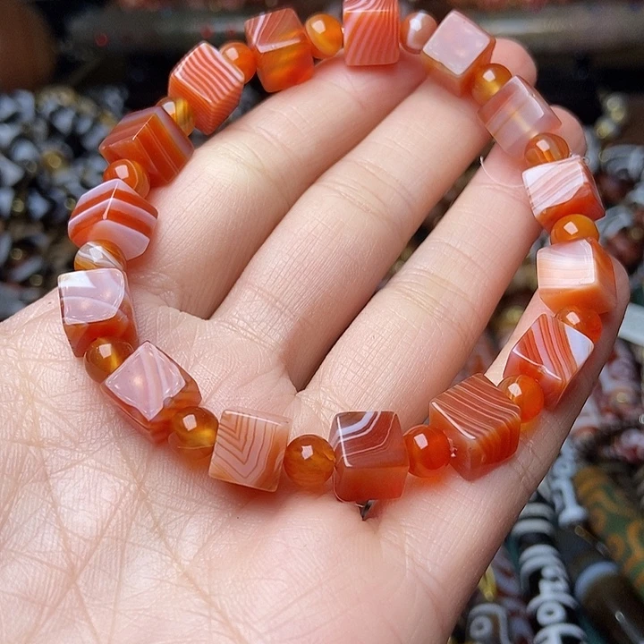 玛瑙/玉髓未镶嵌手链