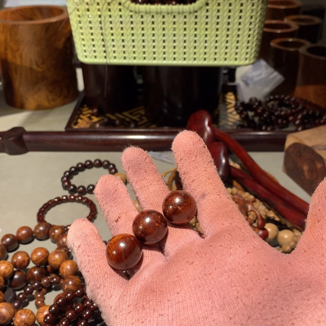 华***世小叶紫檀手串/手链