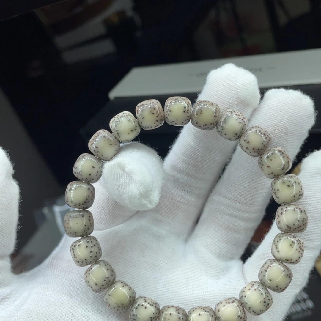 星月菩提手串银标款10玉化