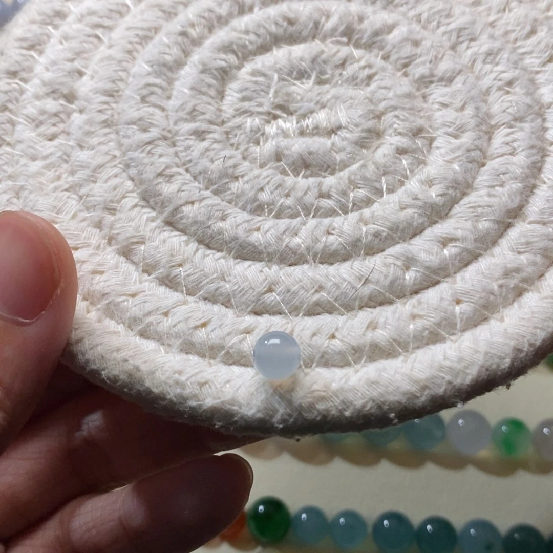 散珠翡翠6.2天然翡翠A货散珠