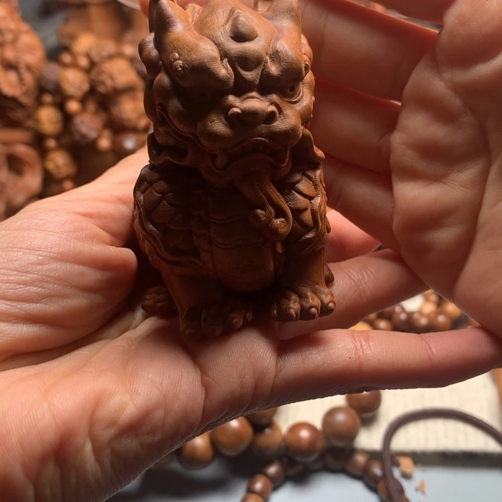 檀香木把件孔*毛老山檀木