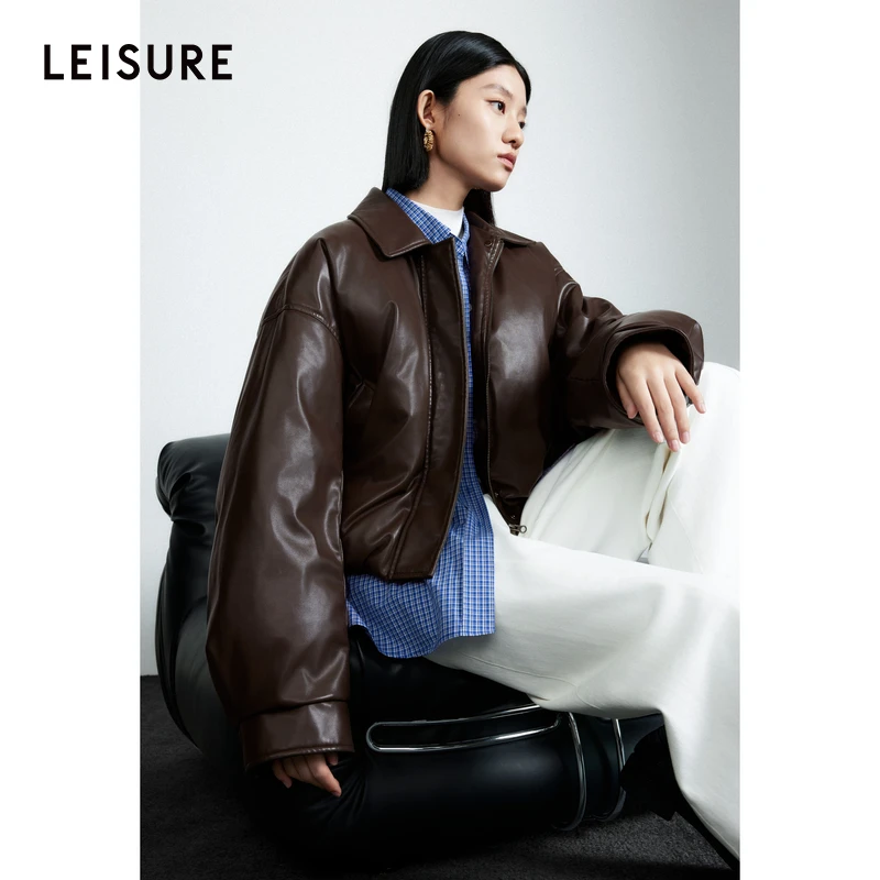 籽言专属LEISURE三彩·丽雪智性通勤系列轻盈保暖羽绒服0802