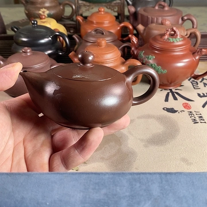 茶壶段泥紫砂的微瑕