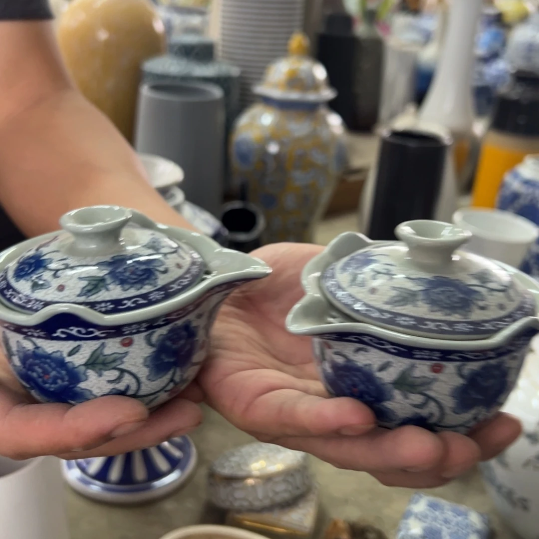 瓷片微瑕青花瓷器难得一漏