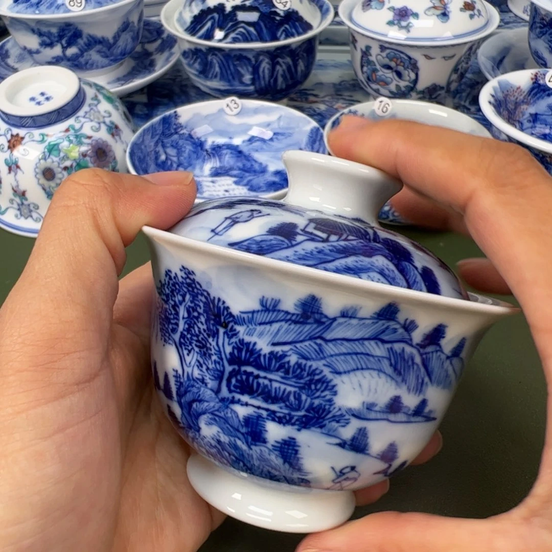 木木景德镇纯手工纯手绘茶具4