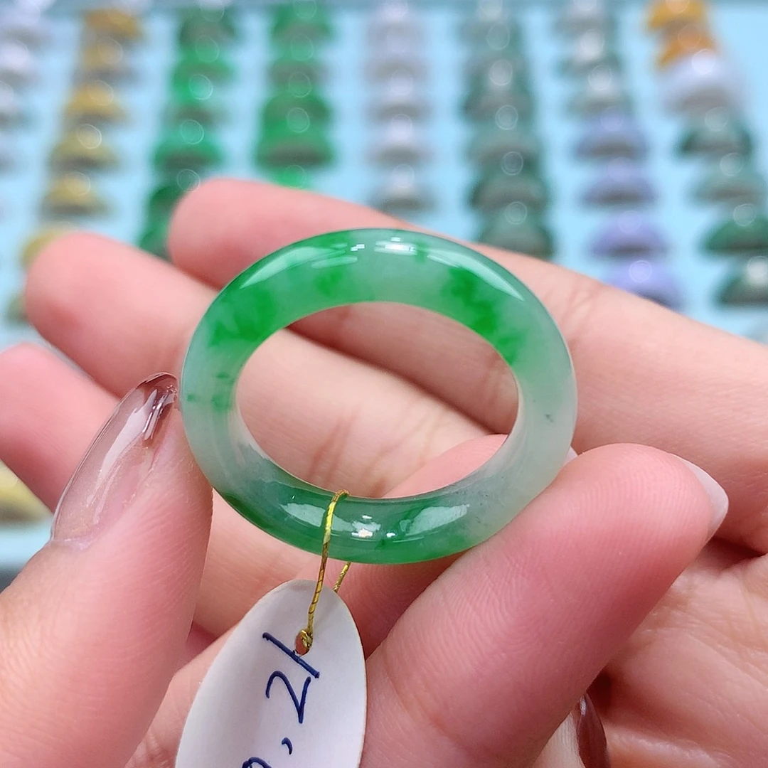 未镶嵌戒指翡翠2021圈