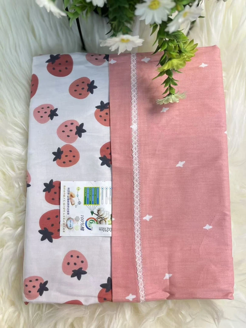 (新疆包邮）纯棉加厚斜纹印花单人被罩