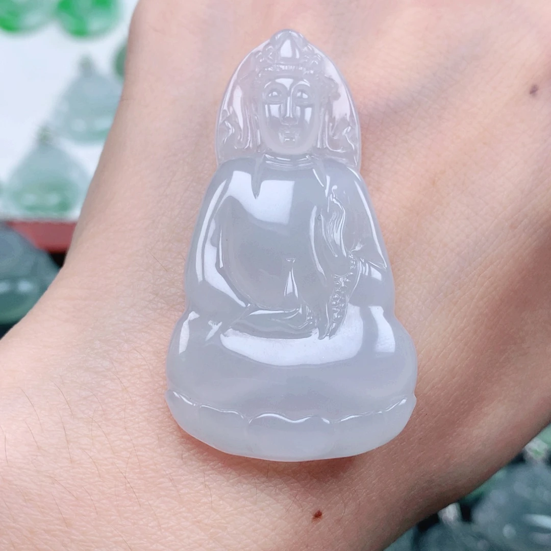 翡翠未镶嵌吊坠(不含链)?***郑