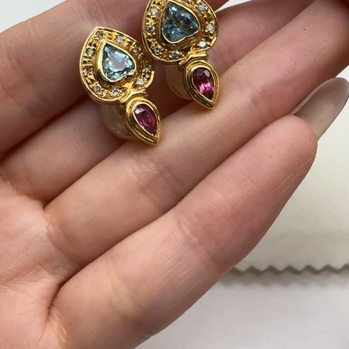 耳饰未镶嵌钻石成品