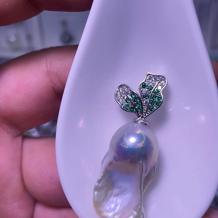 合金颈饰淡水珍珠68