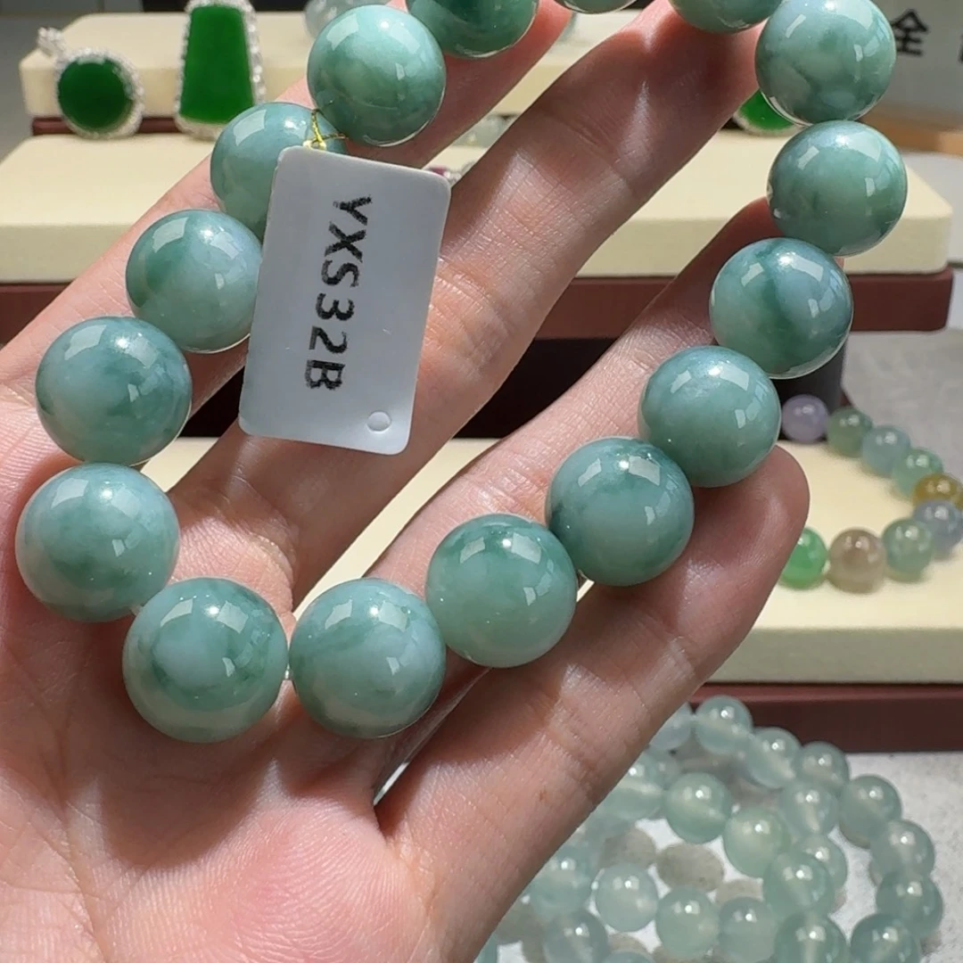 【闪购商品】定制翡翠未镶嵌12.6翡翠珠串