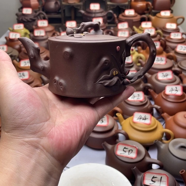 茶壶紫砂宜兴紫砂半手工