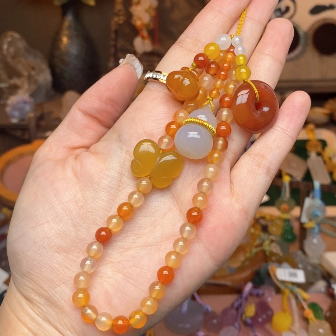 玛瑙/玉髓未镶嵌车挂