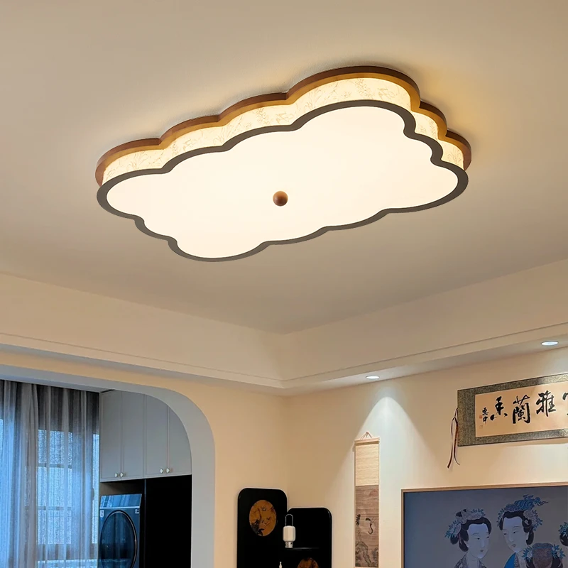 宋代美学吸顶灯中古风客厅卧室灯禅意书房茶室全光谱护眼led灯具