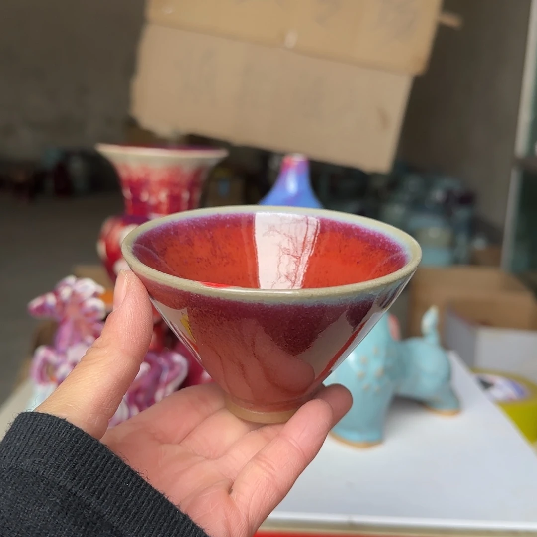 摆件陶郑家钧瓷摆件微瑕