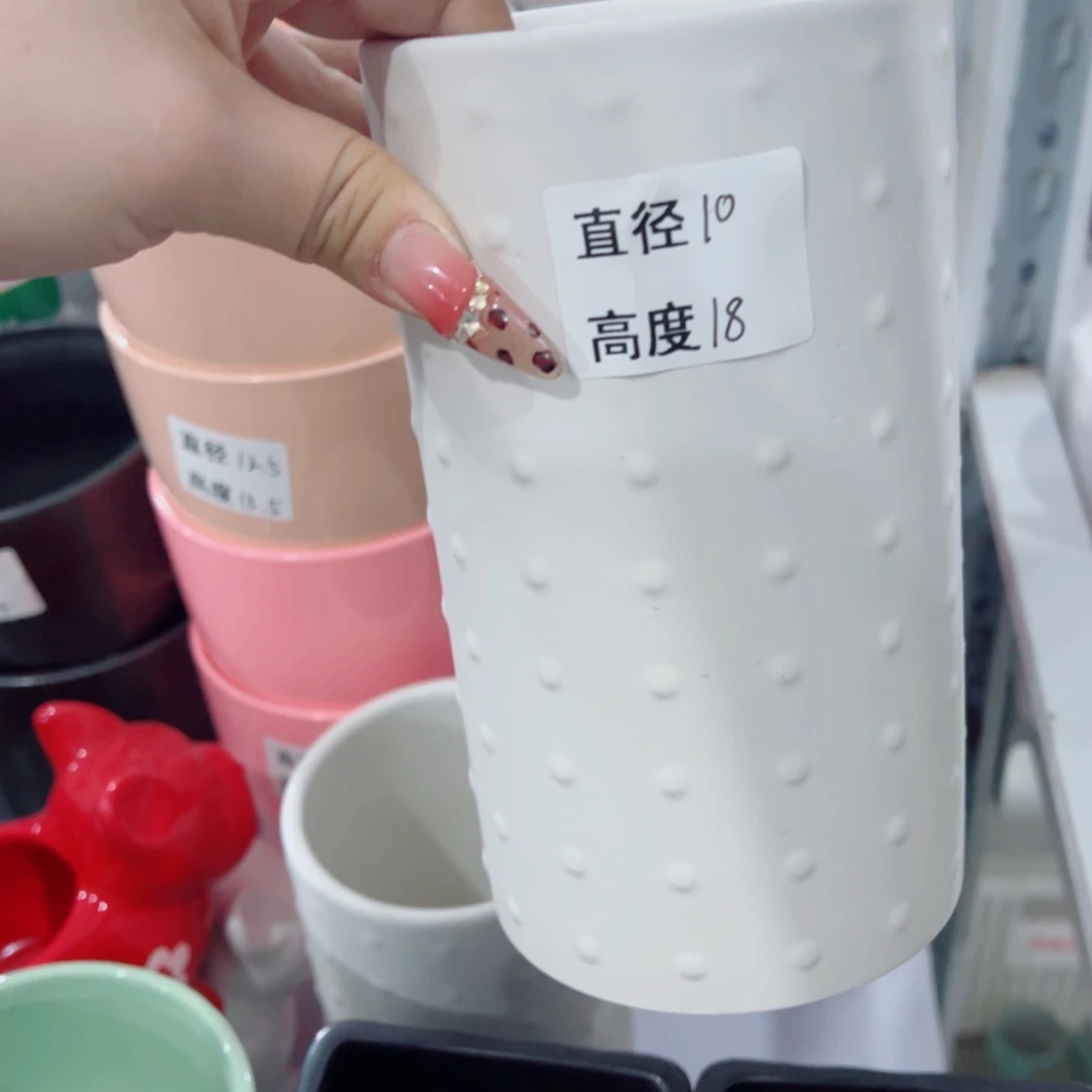 有孔，陶瓷花盆满10米包邮发货