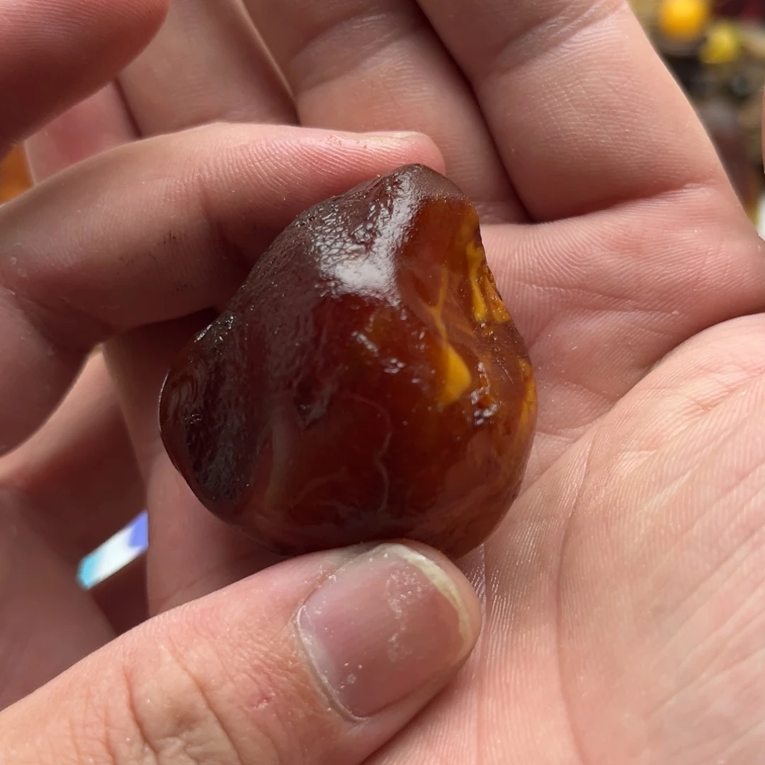 淡***笑定制琥珀未镶嵌蜜蜡定制珠子
