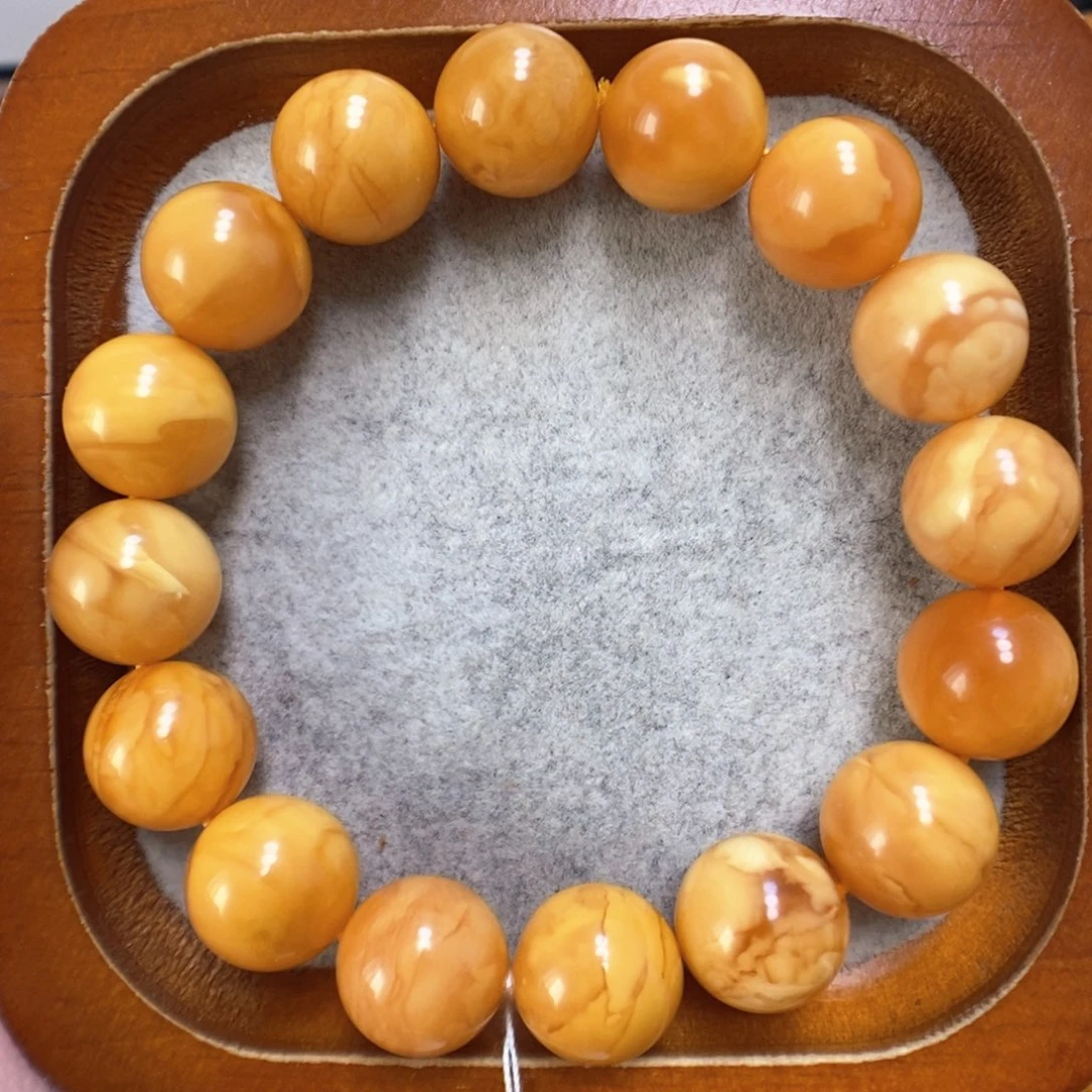 蜜蜡手串未镶嵌蜜蜡手串
