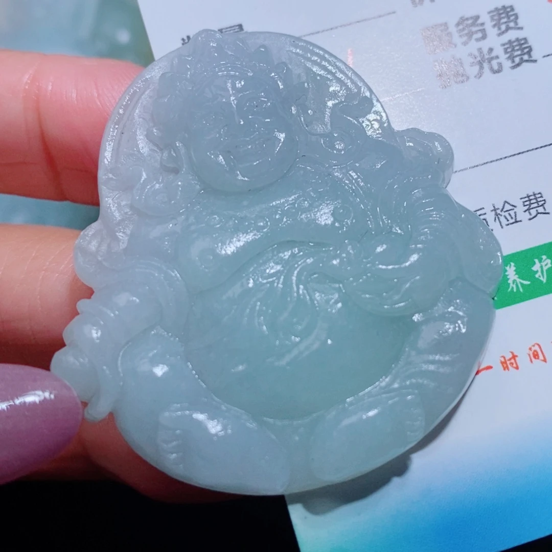 定制翡翠未镶嵌吊坠